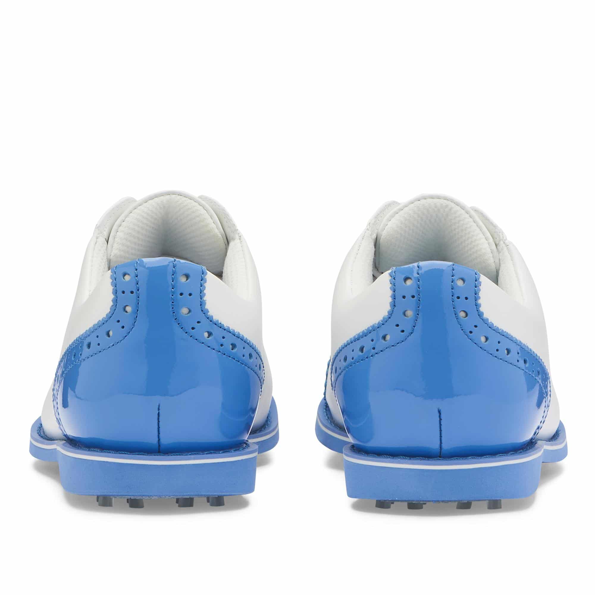 Ladies G/FORE Cap Toe Gallivanter Golf Shoes Snow/Vista Blue